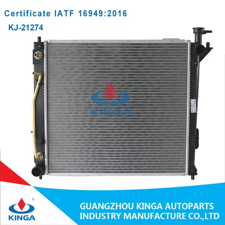 High Quality Aluminum Radiator For Hyundai SANTA FE 2.0L'12-AT - Brazed Radiator