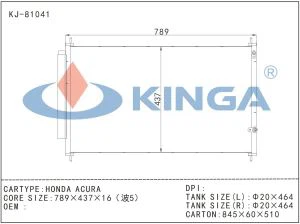 Condenser For HONDA ACURA